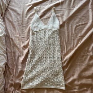White knit Dress